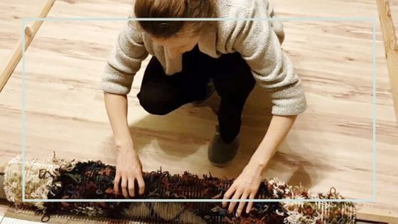 tkanie na ramie, tkactwo, gobelin, tkanina unikatowa