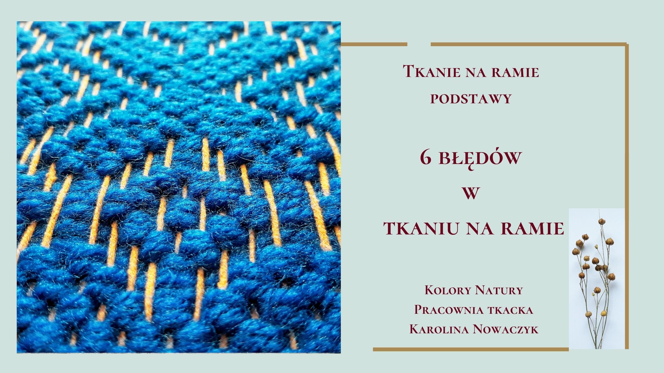 tkanie na ramie, rama tkacka , pracownia tkacka, tkanina geometryczna