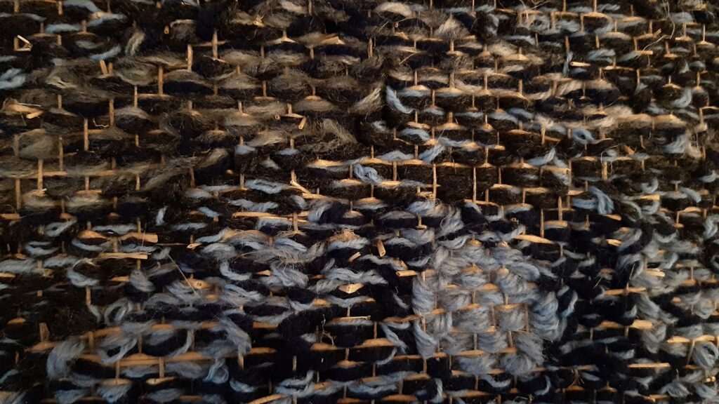 len, tkanina unikatowa, tkanie