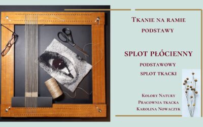 Splot płócienny. Podstawowy splot tkacki.