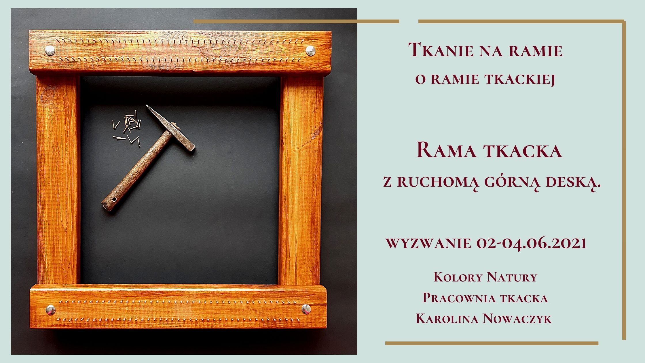 rama tkacka, pracownia tkacka , wyzwanie budujemy ramę tkacką