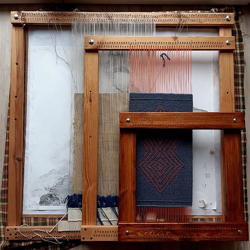 rama tkacka, pracownia tkacka , wyzwanie budujemy ramę tkacką