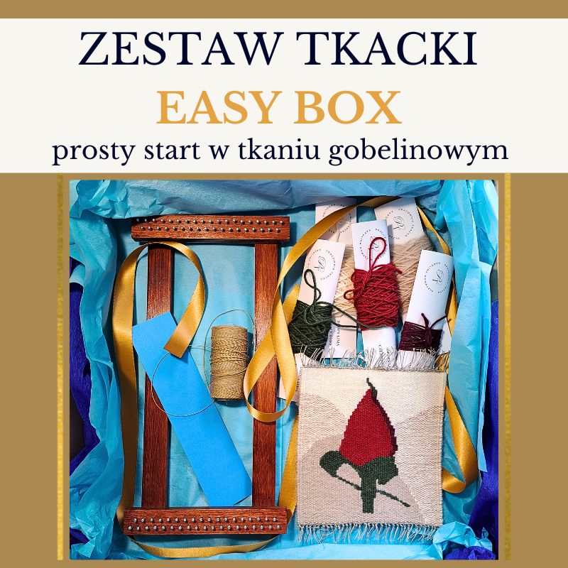 Easy Box tkanie na ramie, tkanie gobelinowe, Pracownia Tkacka Karolina Nowaczyk