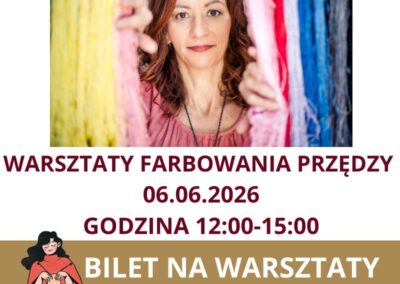warsztaty farbowania przędzy
